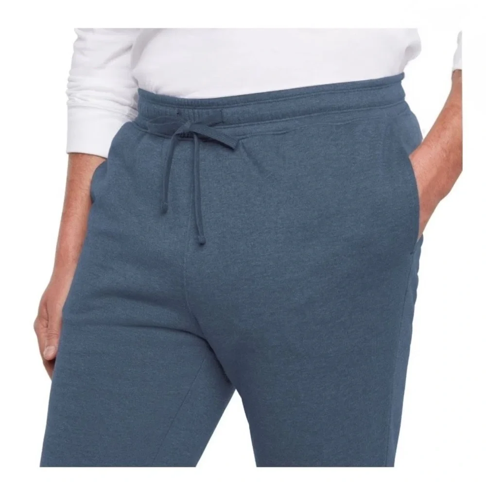 Eddie Bauer Blue Faux Shearling Lined Jogger Sweatpants XXL NWT